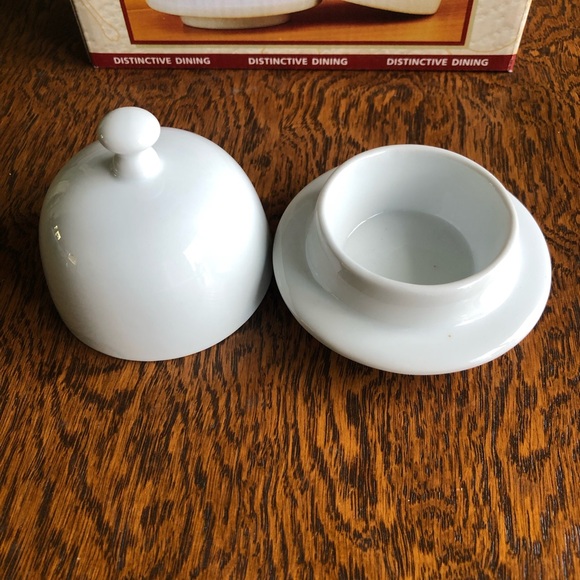 NEW 2 sets of 2 Porcelain  Butter  Dishes - Picture 4 of 7
